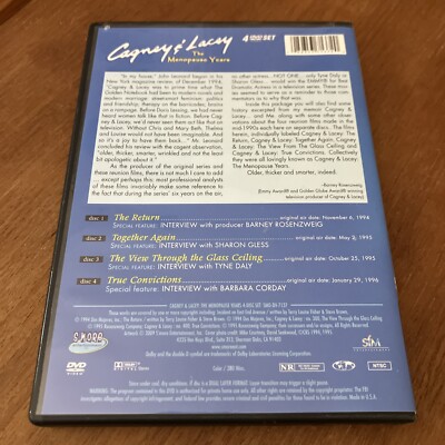 Cagney Lacey: The Menopause Years (DVD, 2012, 4-Disc Set