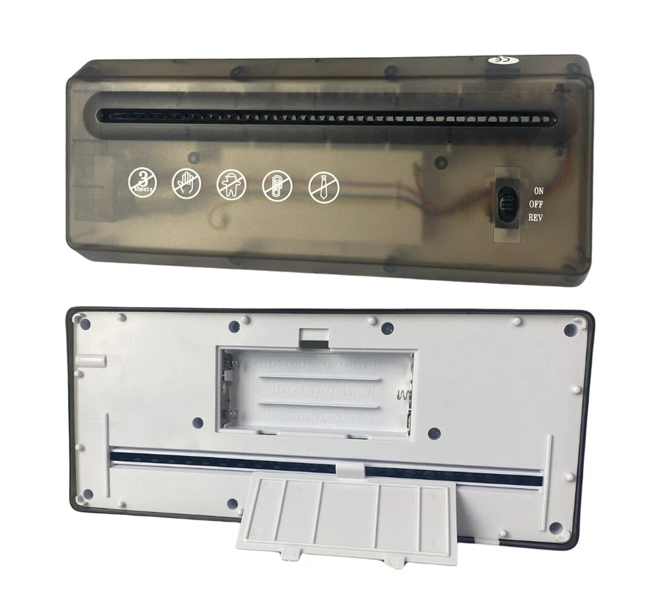 Distruggi Documenti Trita Fogli A4 Elettrico Tagliacarta da Scrivania Portatile - Immagine 2 di 4