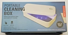 UV Sanitizer Sterilize Mobile Cell Phone Keys Portable Cleaning Box Kikkerland 