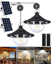 Solar Shed Light Outdoor Indoor 3000LM Solar Lights Daytime Available with Re...