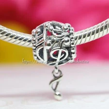 Authentic Pandora Openwork Music Notes 798779C00 Sterling Silver Charm