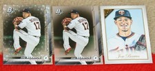 JOSE BERRIOS LOT OF 3 2019 BOWMAN PLATINUM ICE & BASE #93 GALLERY #71 MINNESOTA