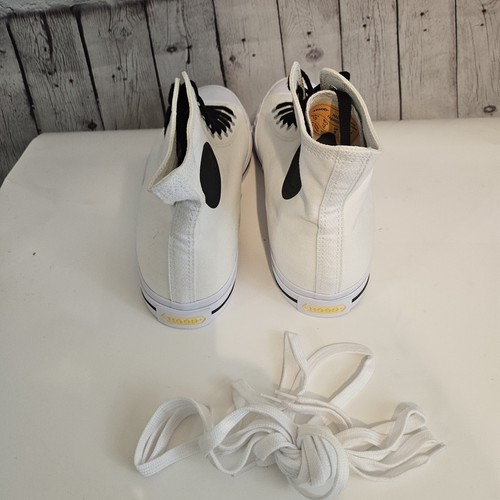 Sneakers alte Mitchell & Ness Hood 1955 Conference nuove con scatola - bianche taglia 10 - Foto 10 di 14