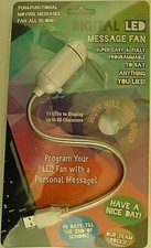 Deluxe Digital LED Moving Message Fan