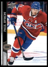 2020 Upper Deck #348 Paul Byron Montreal Canadiens Hockey Card