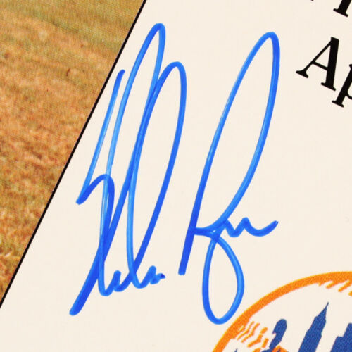 Nolan Ryan Signed Photo Card First Victory 1968 8x10 Mets - Picture 2 of 3