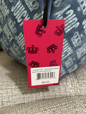 Juicy Back To Juicy Backpack “Bold Washed Denim” Brand New W  display picture 3