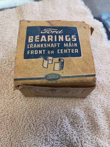 1936-38 FORD NOS BEARINGS 68-6333-C2 .010 U.S. CRANKSHAFT FRONT OR CENTER - Bild 4 von 5