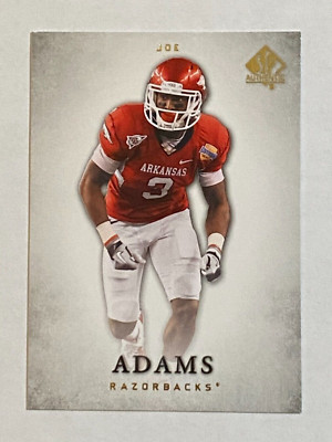2012 Uppder Deck SP Authentic Rookie Card #47 Joe Adams Arkansas ...
