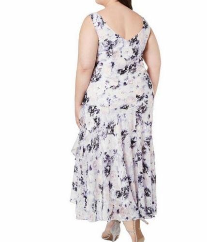 Alex Evenings Mother Of Bride Women's Wedding Party Floral Shawl&Dress plus20W2X - Picture 2 of 3