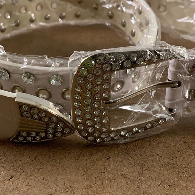 shein rhinestone belt