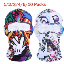 1-10 Packs Tactical UV Protection Balaclava Face Mask Ski Sun Hood Face Cover