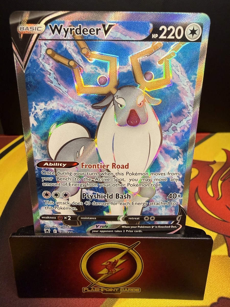 wyrdeer pokemon card value pokemon SWSH10: Astral Radiance Wyrdeer V (Full Art) Holofoil / Moderately Played