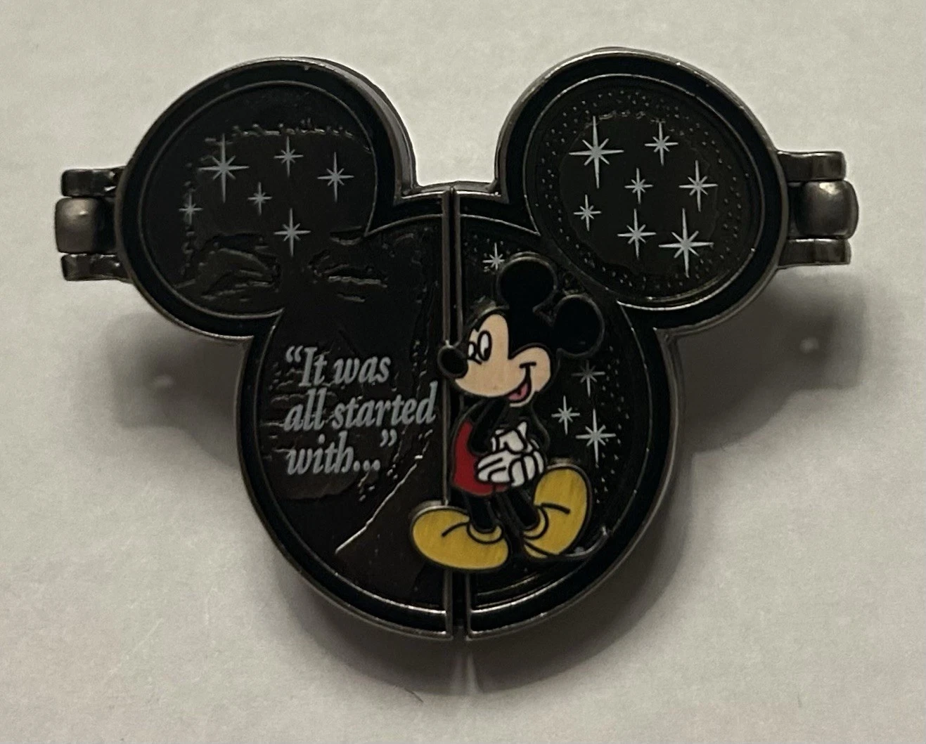 Disney - It Was All Started with A Mouse - Mickey Mouse Walt Disney Hinged Pin