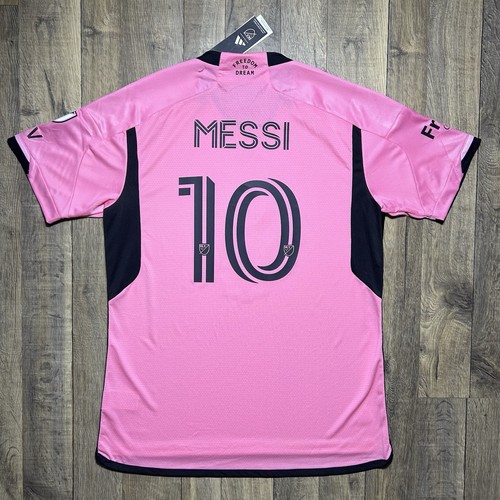 Adidas Inter Miami CF Lionel Messi Authentic Soccer Jersey Men’s Large NWT $180 - Picture 5 of 12