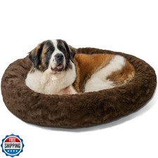 Best Friends by Sheri Original Calming Donut Dog and Cat Bed, Lux