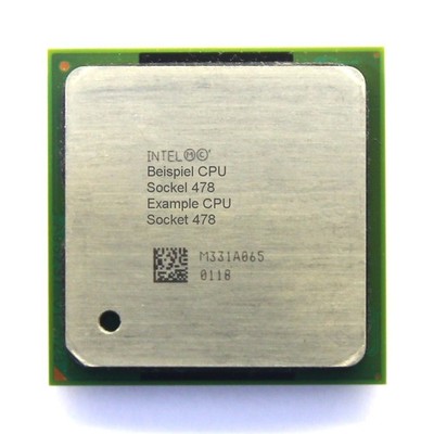 Intel Celeron SL6VU 2.40GHz/128KB/400MHz Socket/Sockel PPGA478 Processor/ PC-CPU