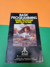 Vintage Atari - Basic Programming Game Program Instructions Booklet