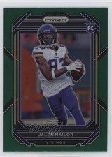 2022 Panini Prizm Rookies Green Prizm Jalen Nailor #358 11wg