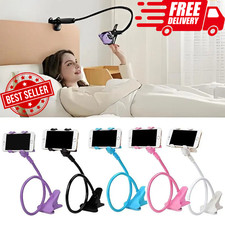Long Flexible Arm Mobile Phone Holder Clamp Desk Bed Lazy Stand for Phone