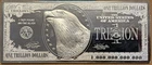 1 Trillion Dollar Bill 1 Troy LB .999 Silver Note Highland  Mint 12oz