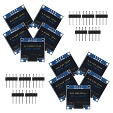10 PCS 0.96 inch 12864 128X64 OLED LCD Display Board Module I2C IIC SSD1306 D...