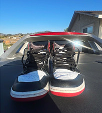 Jordan Air Jordan 1 Men’s High Top Leather Lace Up Black/White/Red CD0461-017