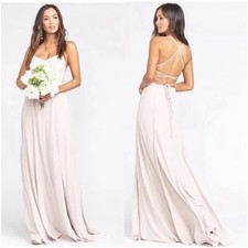 Show Me Your MuMu Godshaw Goddess Gown Dress Size XL Show Me The Ring Crisp New