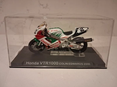 Colin Edwards Honda VTR1000 Motorcycle 2000 1:24 Scale Moto GP Diecast Model - Image 1 of 2