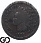 1871 Indian Head Cent Penny, Semi-Key Date