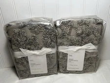 Pottery Barn Renee Candlewick Sateen King Shams Set Of 2