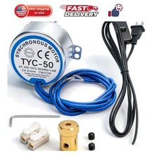 Synchronous Turntable Motor Electric Motor 2.5-3RPM/MIN 50/60Hz 4W CCW/CW AC1...
