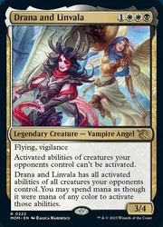 Drana and Linvala 0222 March of the Machine Foil Rare