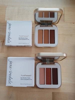 Brand New Duo, In Boxes Jane Iredale Cosmetics Triple Purepressed Eye Shadows!