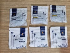 6 Sets Singapore Airlines Travel Pack / Earphone / Buds Piece Adapter Headset