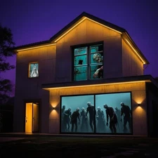 Holographic Rear Projection Screen: Foldable and Portable Anti Crease Indoor ...