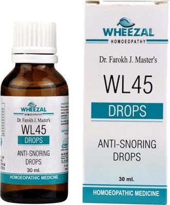 Wheezal Wl-45 Anti Snoring Drops 30ML -FREE DELIVERY 7-10 DAYS