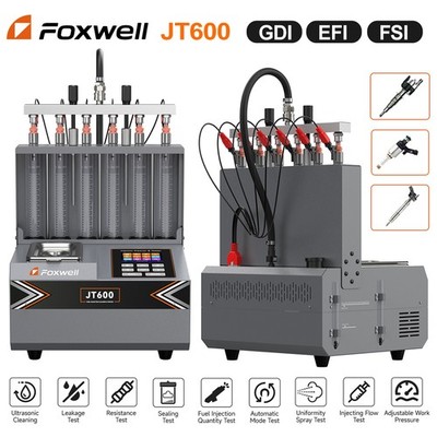 FOXWELL JT600 GDI Piezo Ultraschall-Kraftstoffeinspritzer-Reiniger und Tester