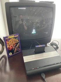 Moon Cresta Atari 7800 Video Game Complete In Box CIB Out Of Print OOP