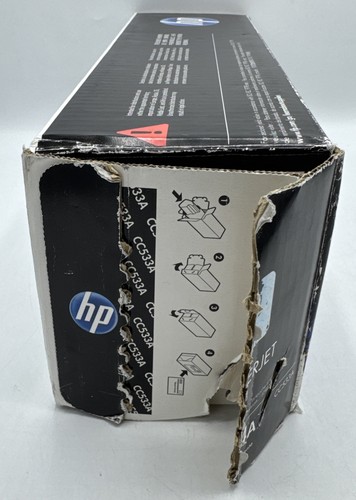 Genuine HP CC533A 304A Magenta Toner LaserJet CP2025 CM2320 Open Box Sealed Bag - Picture 2 of 3