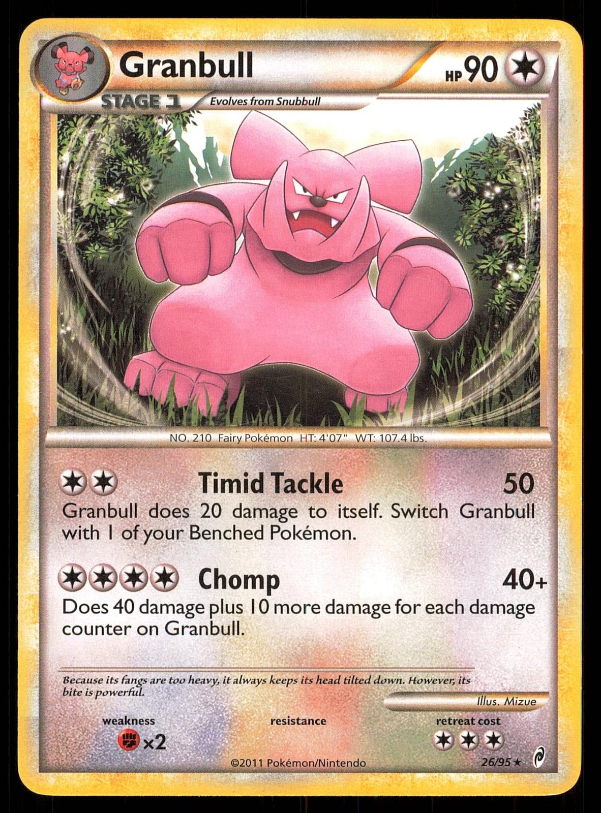 Granbull 26/95 Rare | PL | Call of Legends | Pokemon TCG - 2011