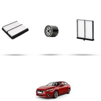 Hoffcar Wartungsset - 3 Filter FüR Mazda 3 (Bm) 2.0 Skyactiv-G 120 88Kw Ab 20