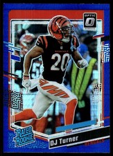 DJ Turner 2023 Donruss Optic #220 Bengals Insert ? SEE SCAN! FREE SHIPPING
