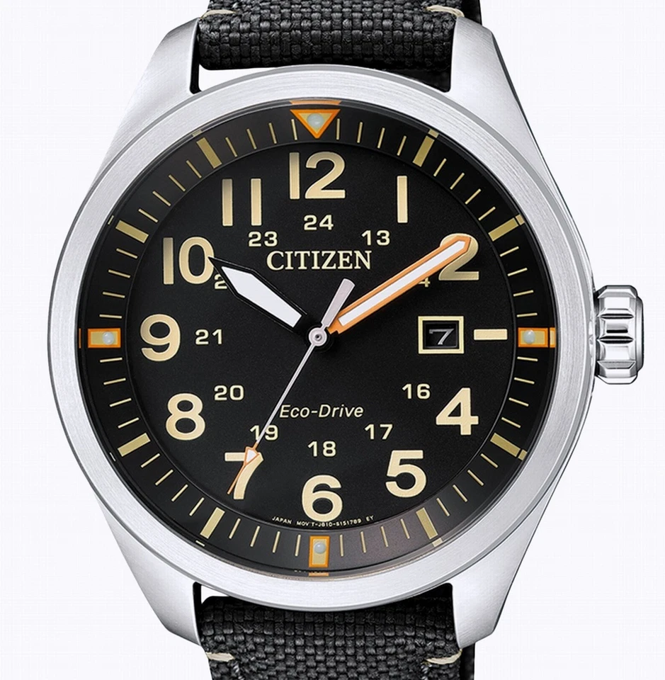 Citizen Sports ECO-DRIVE 43 mm Solaruhr Sport Herrenuhr 10 BAR WR AW5000-24E - Bild 1 von 4