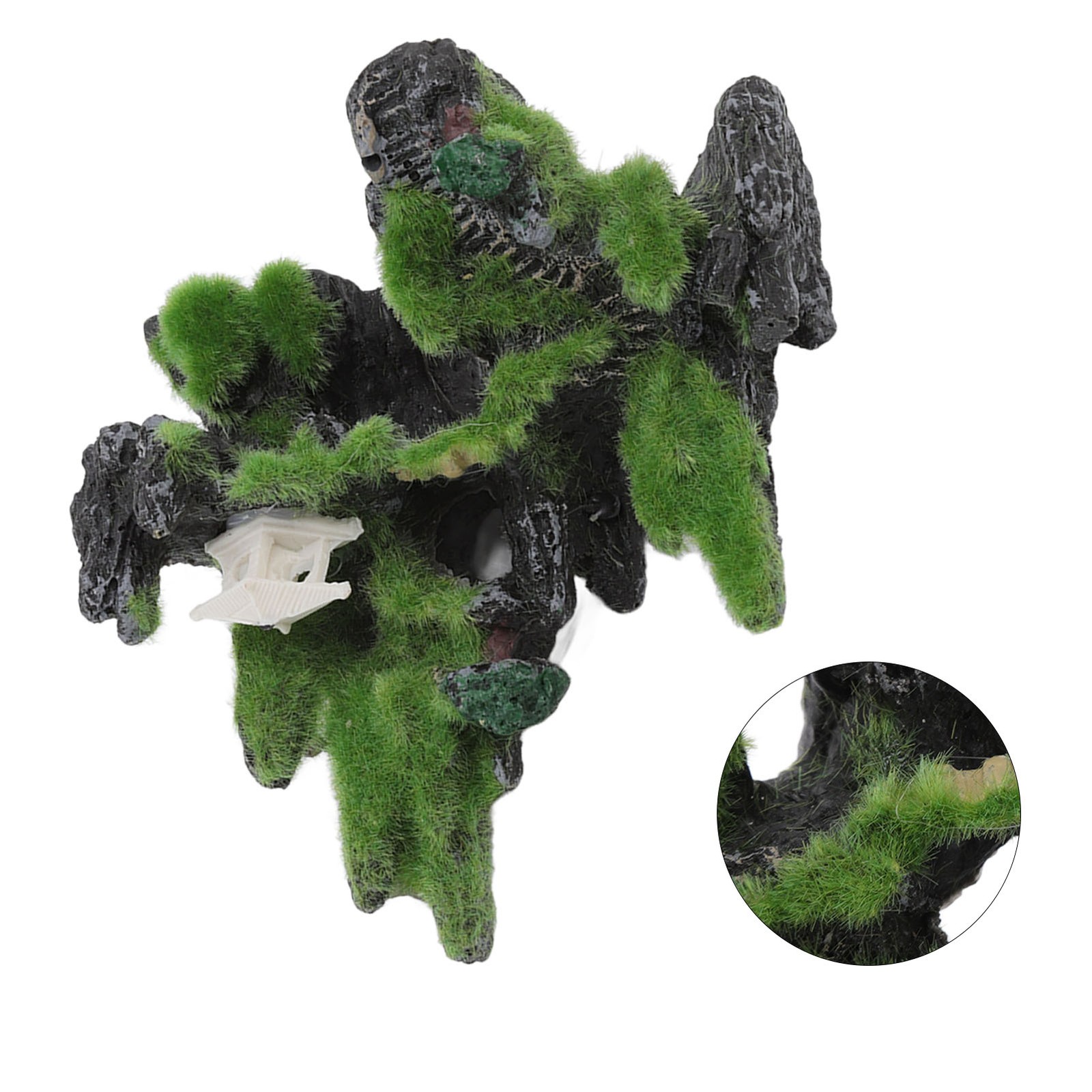 Aquarium Resin Rockery Mountain Decor Cave Fish Tank Underwater Landscape.