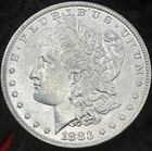 Uncirculated 1883-O Morgan Silver Dollar