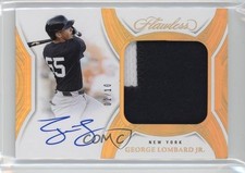 2024 Panini Flawless Prospect Gold 2/10 George Lombard Jr Patch Auto 17uv