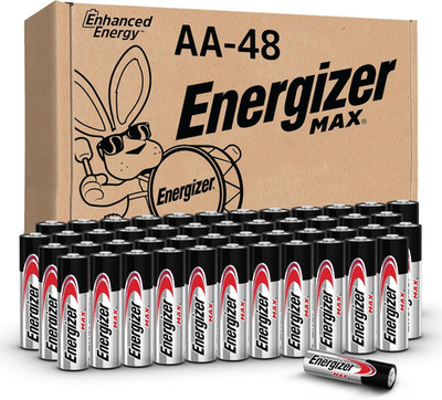 MAX AA Batteries (48 Pack), Double a Alkaline Batteries
