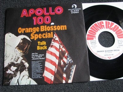 Apollo 100-Orange Blossom Special 7'' Vinyl-1974 Germany-Young Blood-DL 25 613