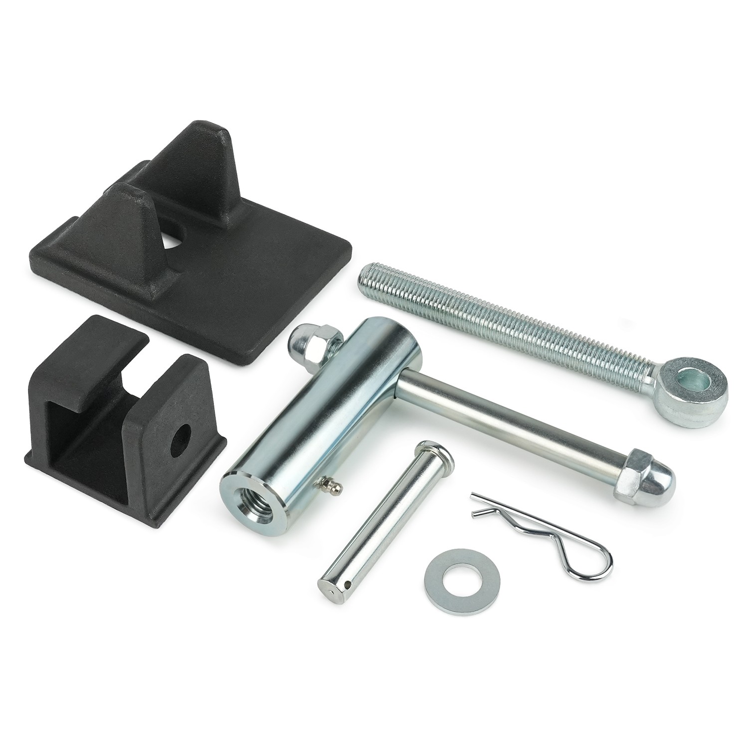 TGL3410ST2 Steel Tailgate Latch Assembly with Forged Steel Brackets and Clevis